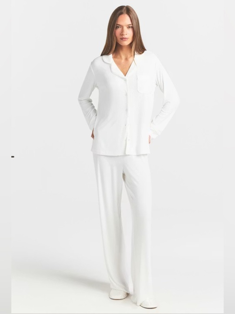 SKIMS SOFT LOUNGE SLEEP SET-MEDIUM-MARBLE BNWT